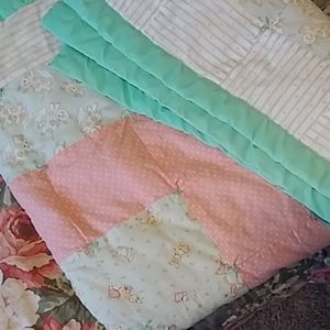 Handmade baby quilt